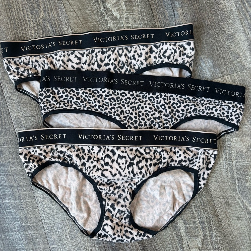 Victoria's Secret ||  Leopard Print Women's Panties Bundle